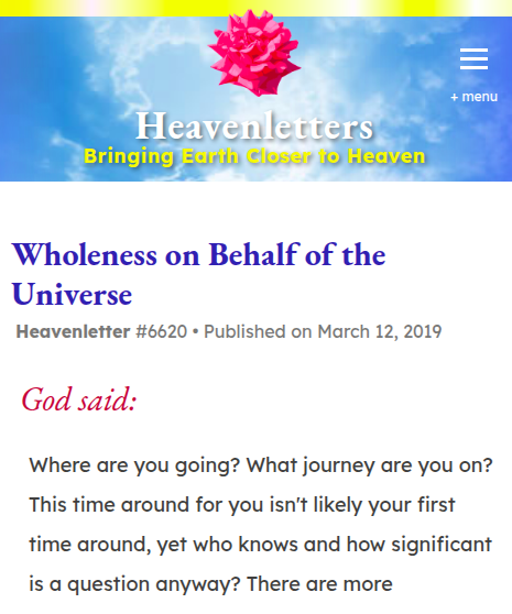 Heaven mobile version screenshot